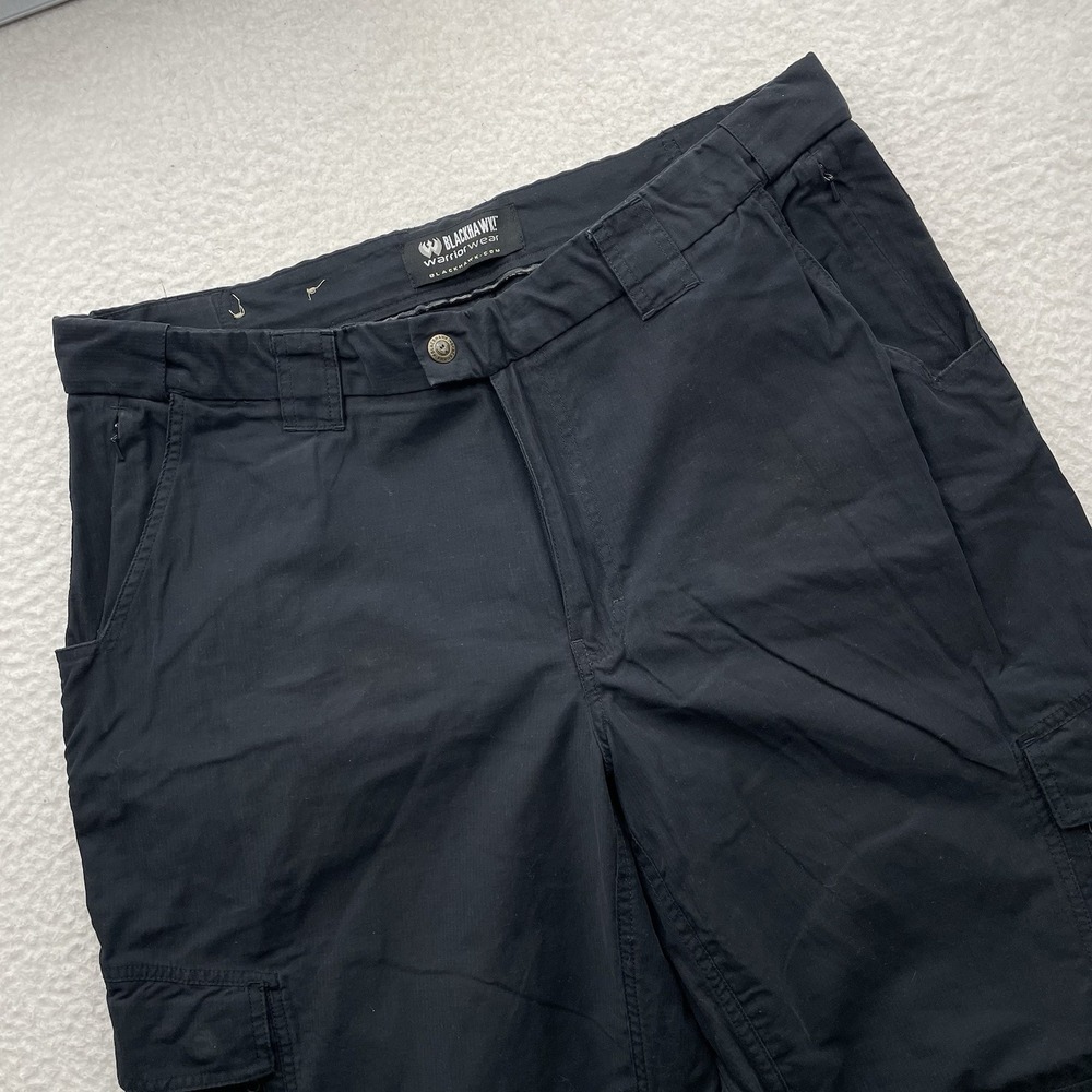 Blackhawk!‎ Cargo Pants Mens 40x33 Black Ultralight Tactical Warrior Double Knee